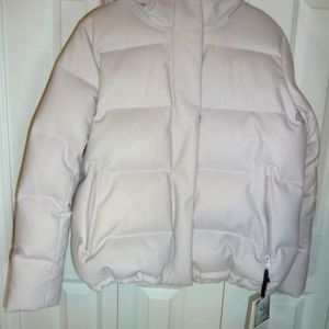 Lululemon wonder puff down filled jacket white brand new with tags size 6